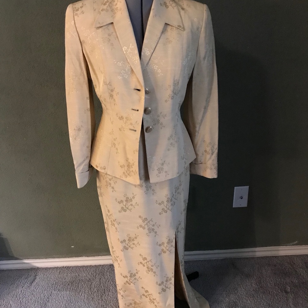 Beautiful gold formal suit